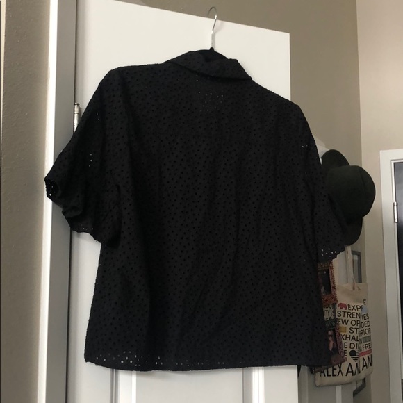 Madewell Eyelet Button Down Blouse - Picture 2 of 4